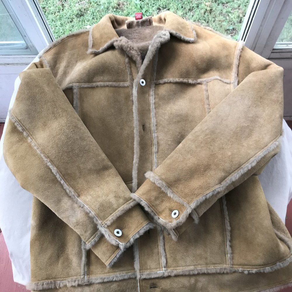 Men's Winter jacket 100% leather Sundance XL shearling